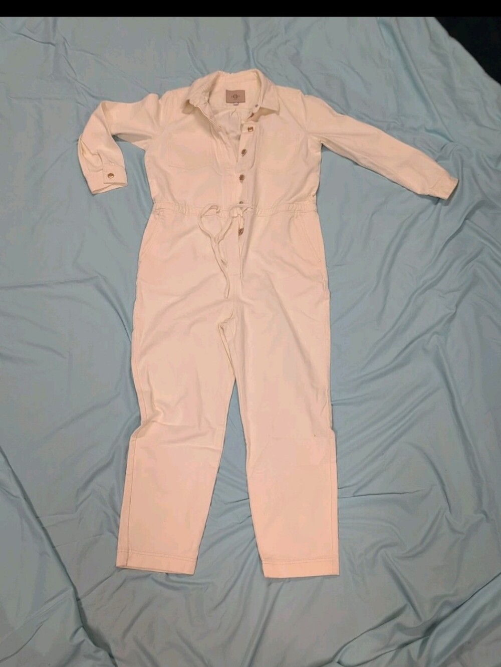 Only Unique 40/32 Off White Jumpsuit